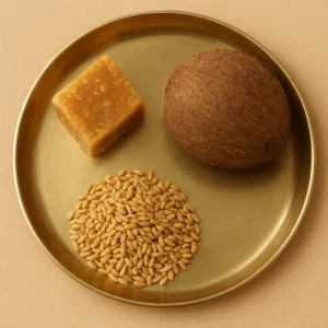 Mangal Grah Shanti- Jaggery, Coconut & Wheat Offering