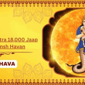 Rahu Mool Mantra 18,000 Jaap and Dashansh Havan - Joint Family + Bhog + Flower Basket