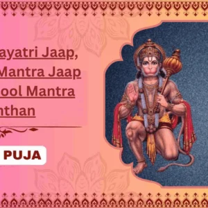 21,000 Hanuman Gayatri Jaap, 23,000 Shani Mool Mantra Jaap & 18,000 Mangal Mool Mantra Anushthan - Family + Bhog